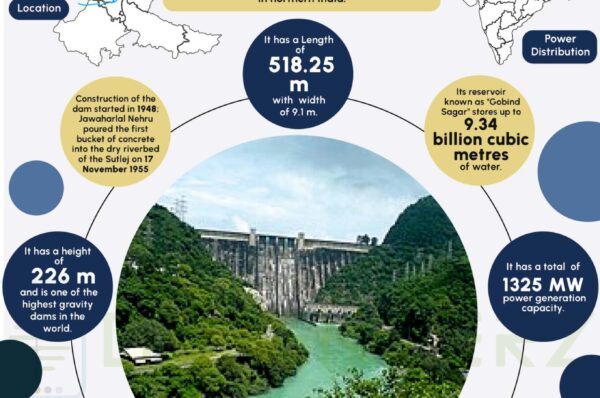 Bhakra Dam Infographics