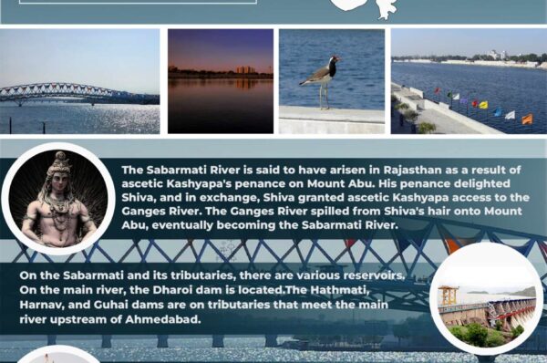 Infographics of Sabarmati River